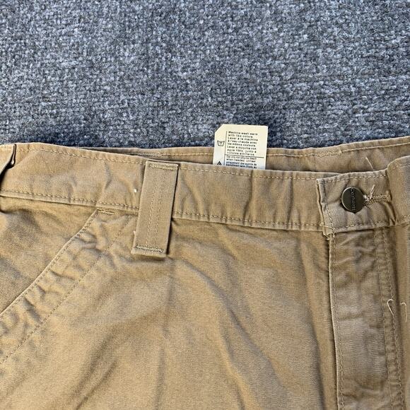 Vintage Carhartt Shorts Mens 38 Brown B147 DKH Utility Carpenter Work Cotton - Picture 4 of 16
